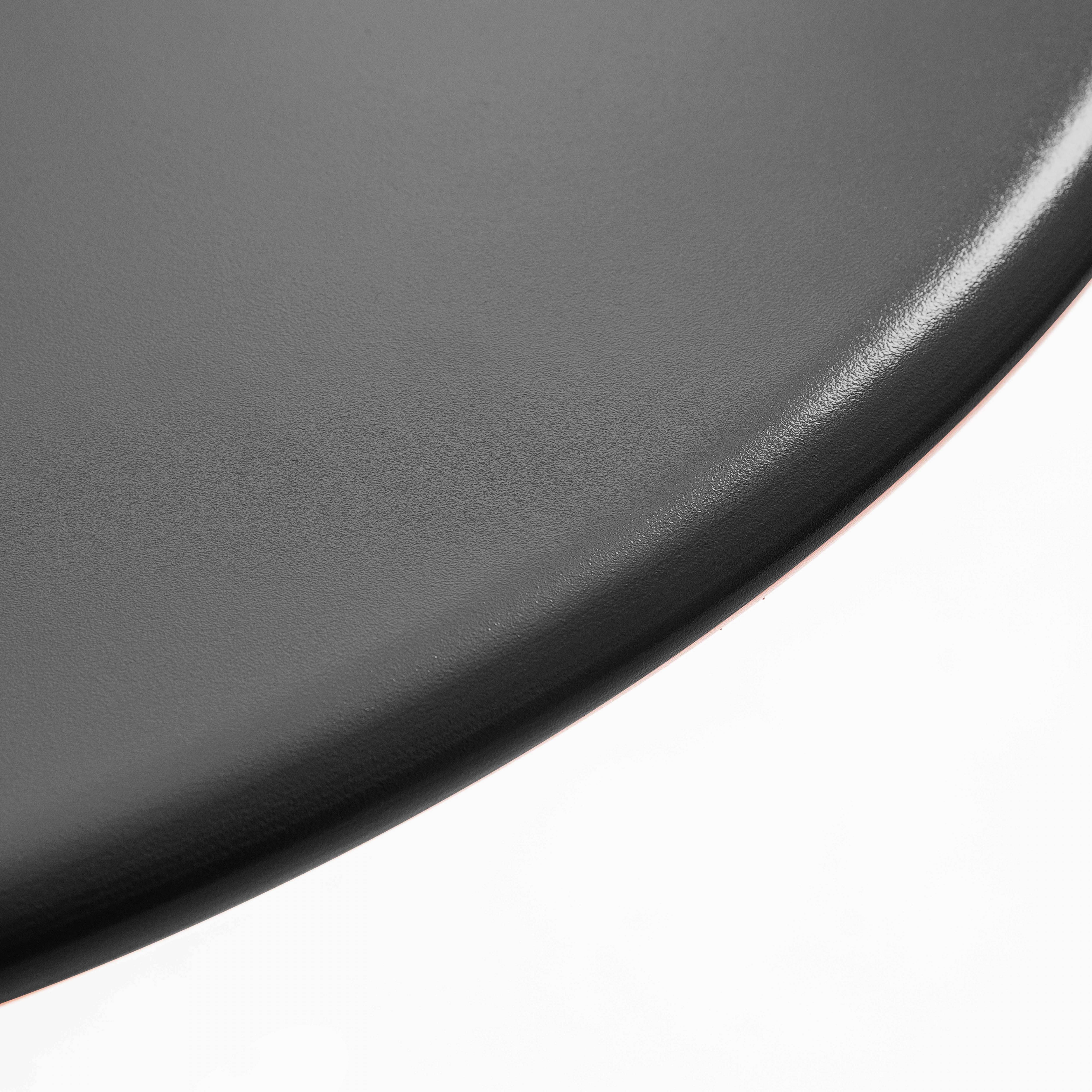 Oviala - Ensemble table ronde et 2 chaises de jardin bistrot en métal gris Palavas - Oviala - Imagen 4