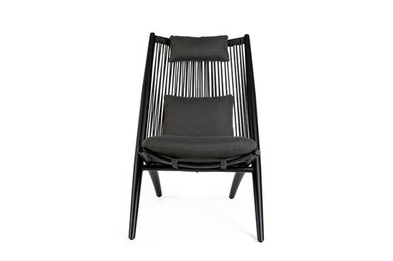 Autre - Chiliennes de jardin lounge design en métal (lot de 2) - BELLE ILE - Imagen 6