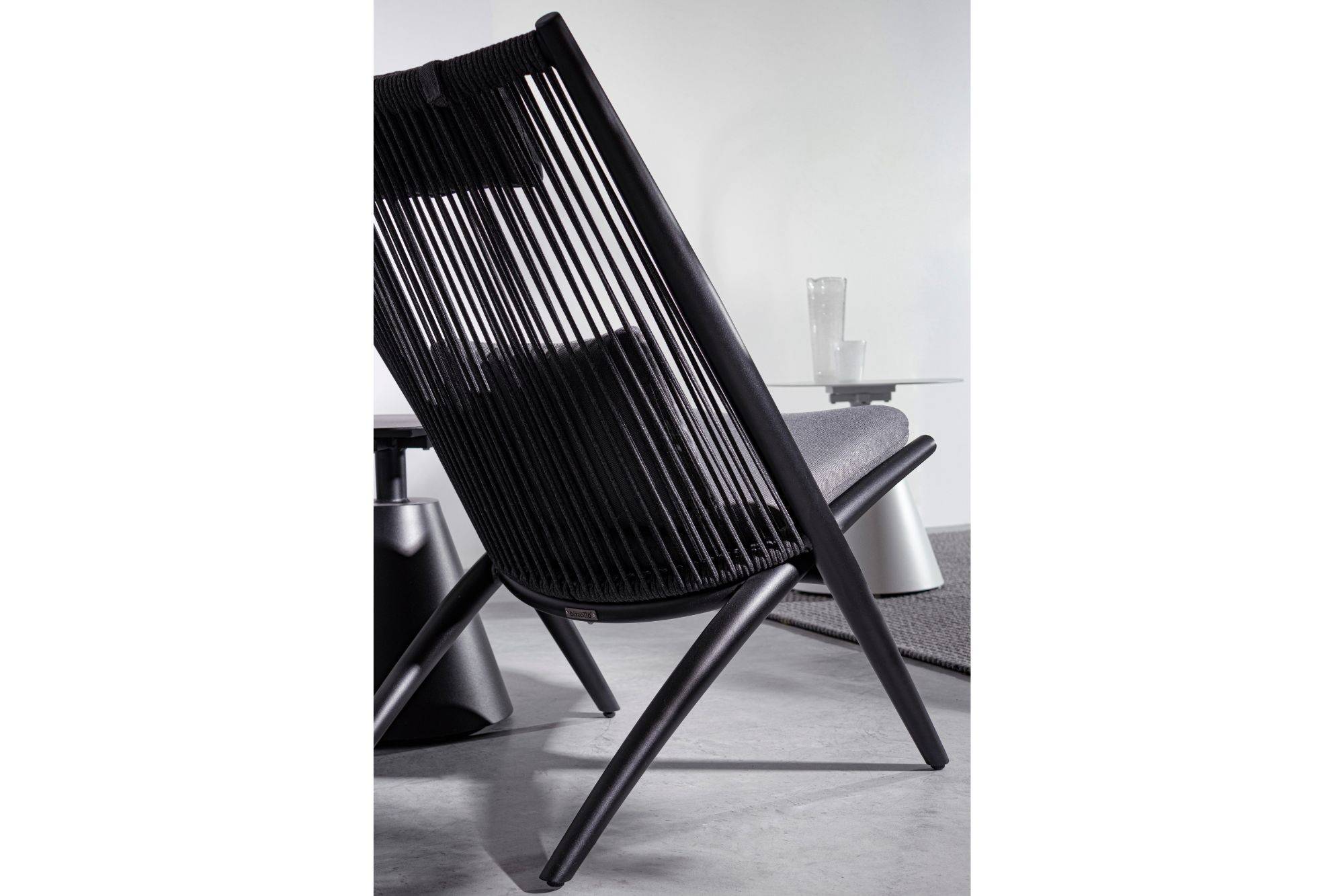 Autre - Chiliennes de jardin lounge design en métal (lot de 2) - BELLE ILE - Imagen 4