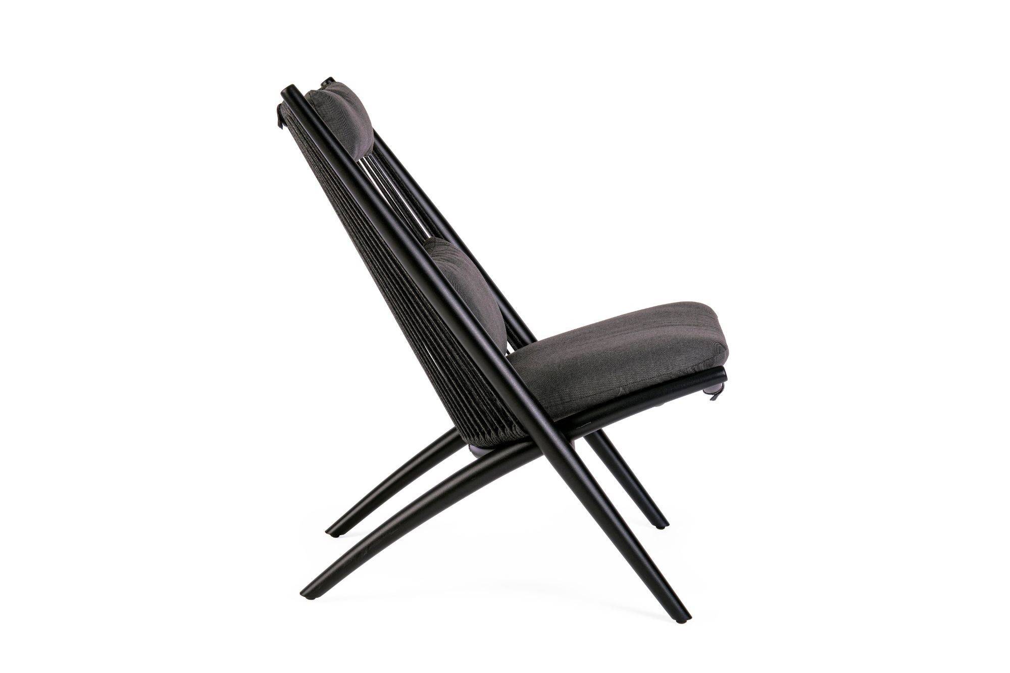 Autre - Chiliennes de jardin lounge design en métal (lot de 2) - BELLE ILE - Imagen 7