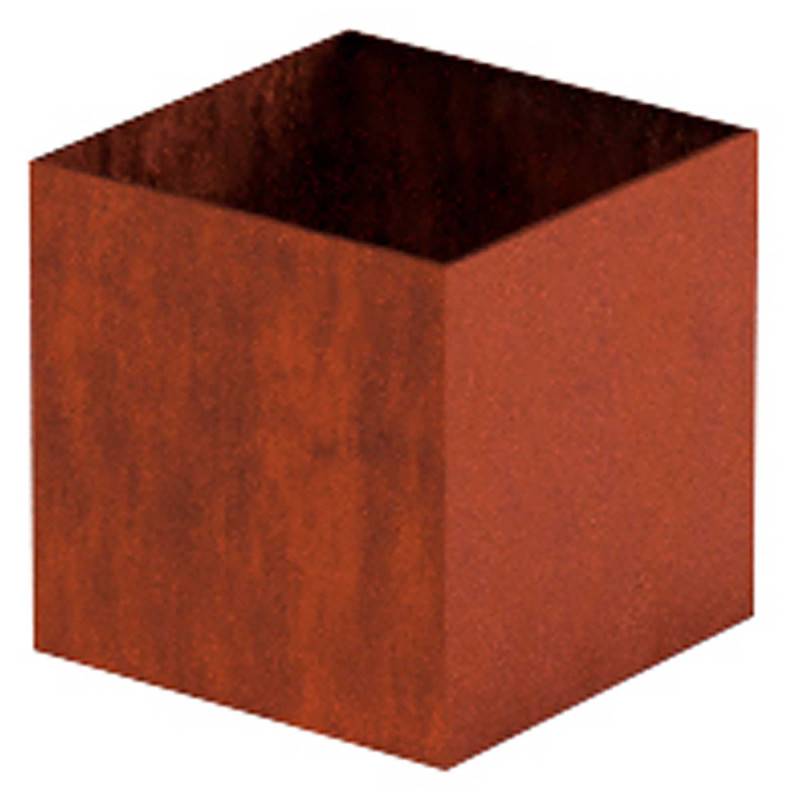 Cerland - Bac acier corten carré - 1L