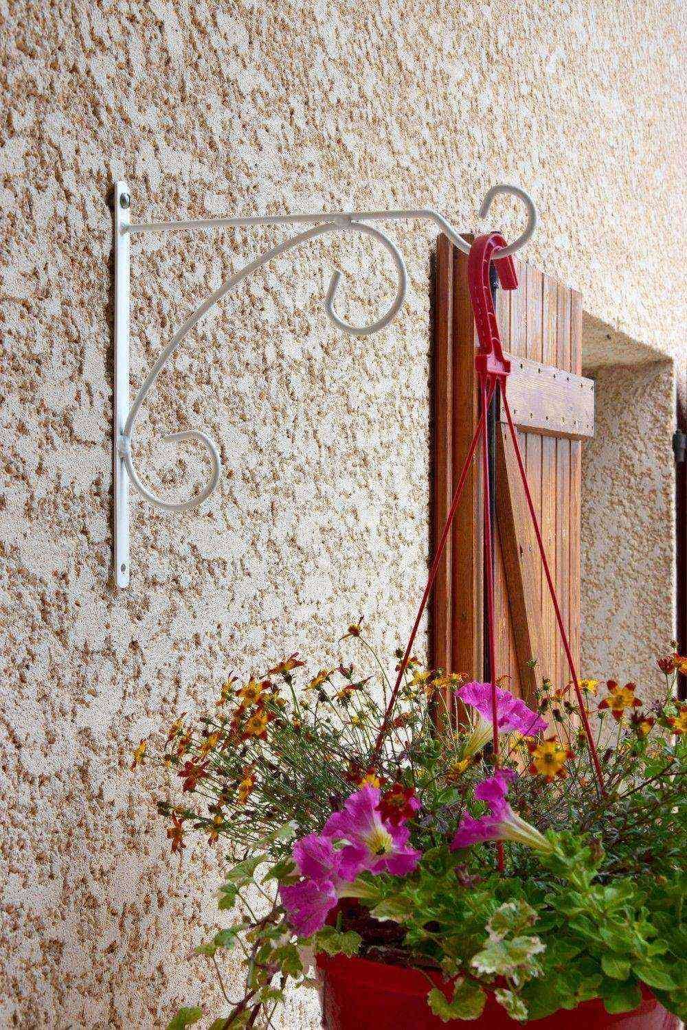 Louis Moulin - Potence fil Classique volute - 32x30 cm - blanc Louis Moulin - Imagen 3