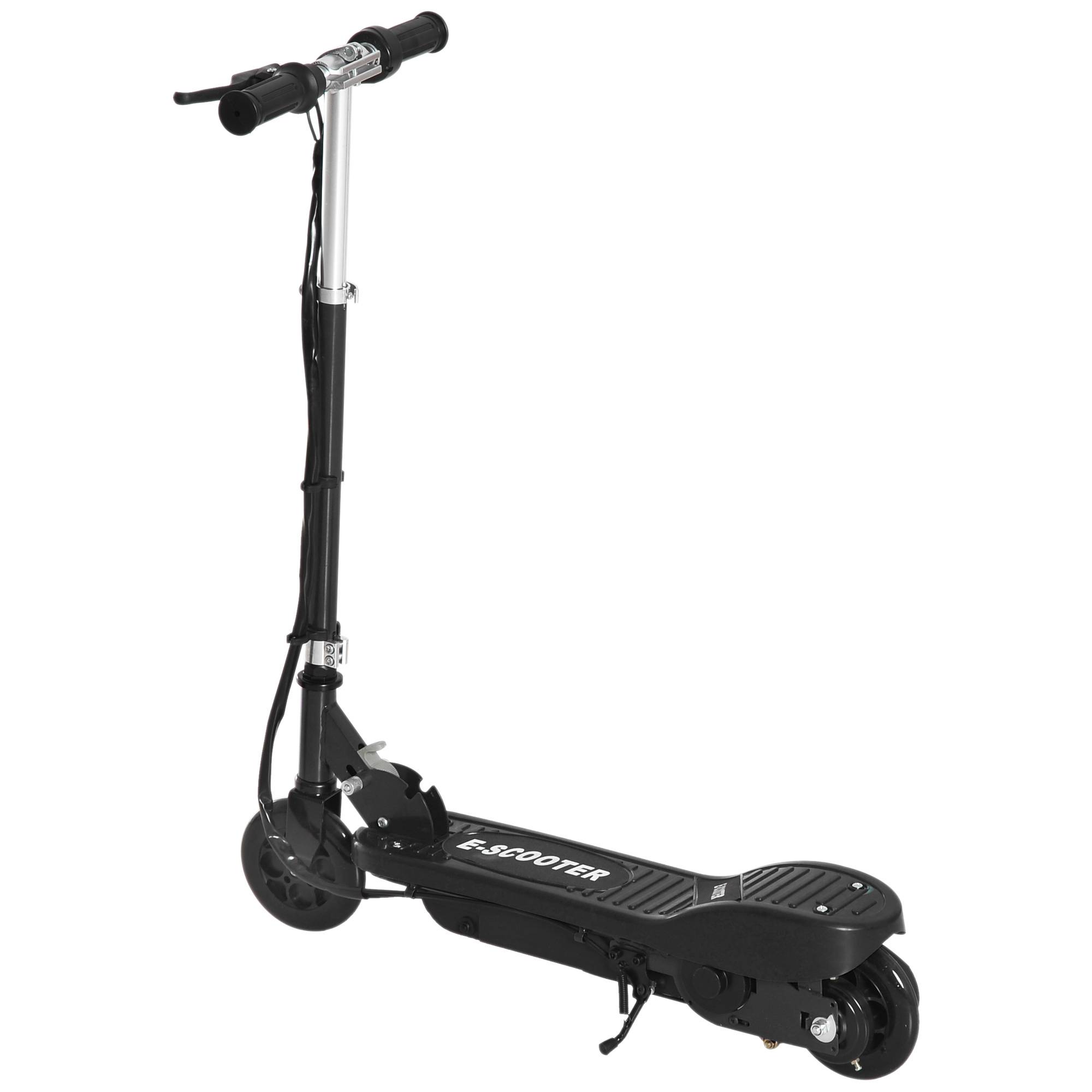 Trottinette électrique pliable pour enfants 120W, vitesse max 12km/h, 74x36x69-91 cm, noir - Image 2