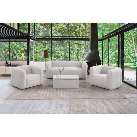 Fauteuil gonflable Terracotta - Intérieur et extérieur - Couleur Gris clair - Imagen 7