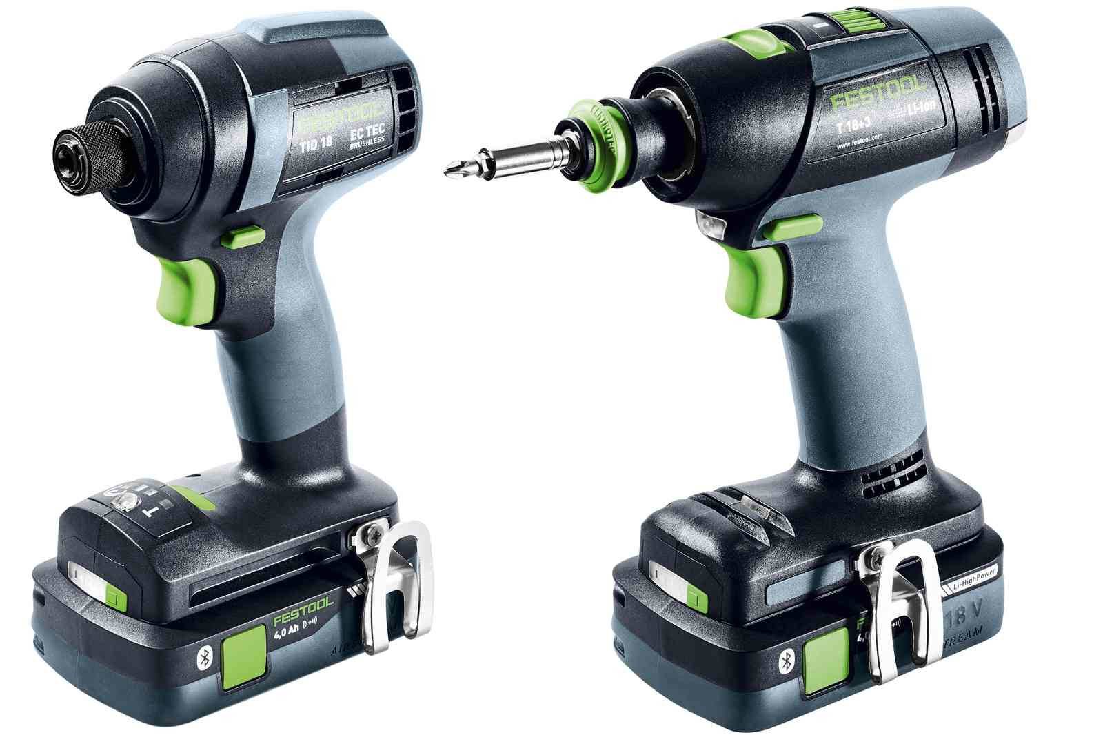 Festool - Pack de 2 outils 18V TID 18 HPC 4,0 I-Set T18 + 2 batteries 4Ah + chargeur + coffret SYSTAINER - FESTOOL - 577244 - Imagen 2