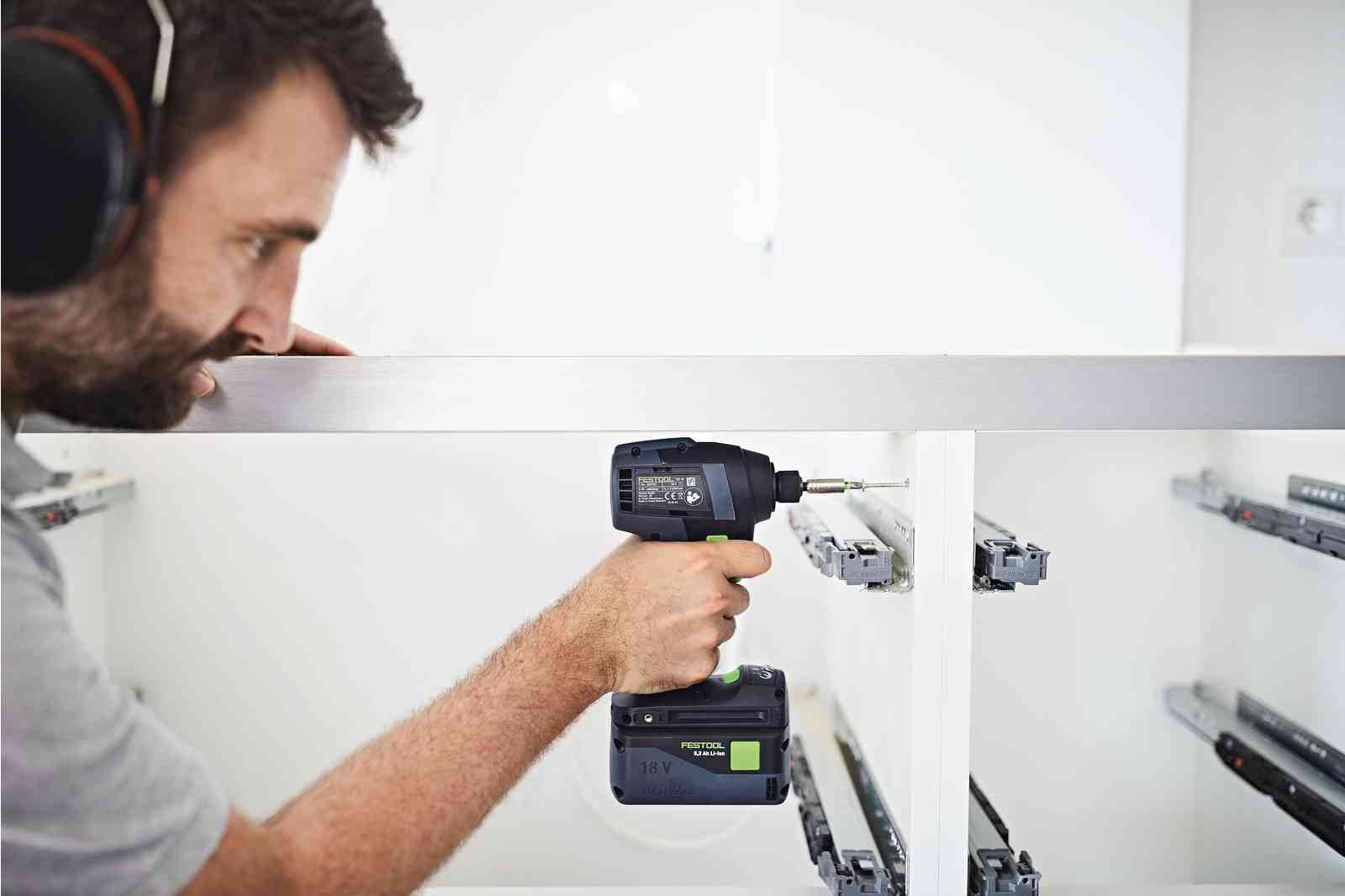 Festool - Pack de 2 outils 18V TID 18 HPC 4,0 I-Set T18 + 2 batteries 4Ah + chargeur + coffret SYSTAINER - FESTOOL - 577244 - Imagen 5