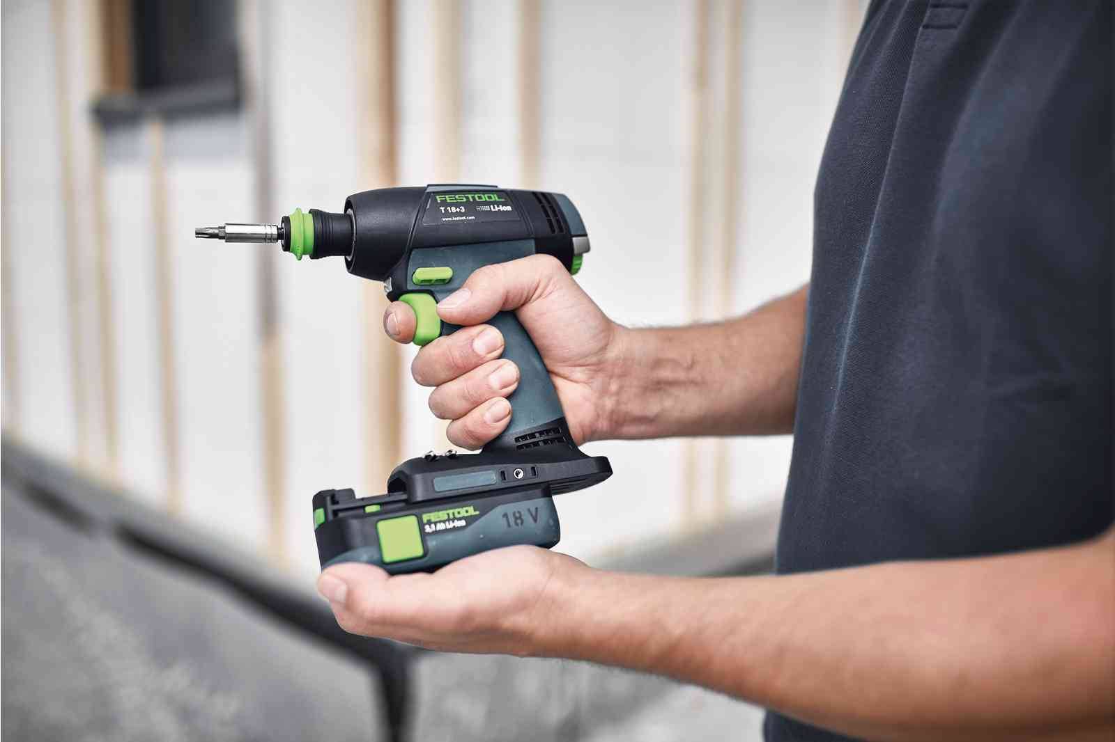 Festool - Pack de 2 outils 18V TID 18 HPC 4,0 I-Set T18 + 2 batteries 4Ah + chargeur + coffret SYSTAINER - FESTOOL - 577244 - Imagen 4