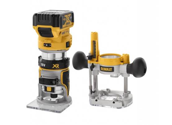 Affleureuse-défonceuse XR 18V - DEWALT - 2 batteries 18V 5.0Ah - chargeur - accessoires - Tstak - DCW604P2-QW - Image 2