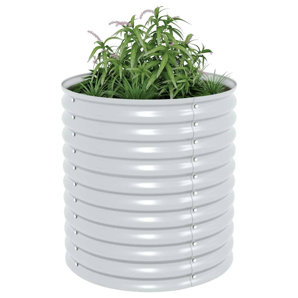 ComfortXL - Carré potager haut 80x80x81 cm en Acier galvanisé pour jardin Gris – ComfortXL Outdoor Living - Image 4