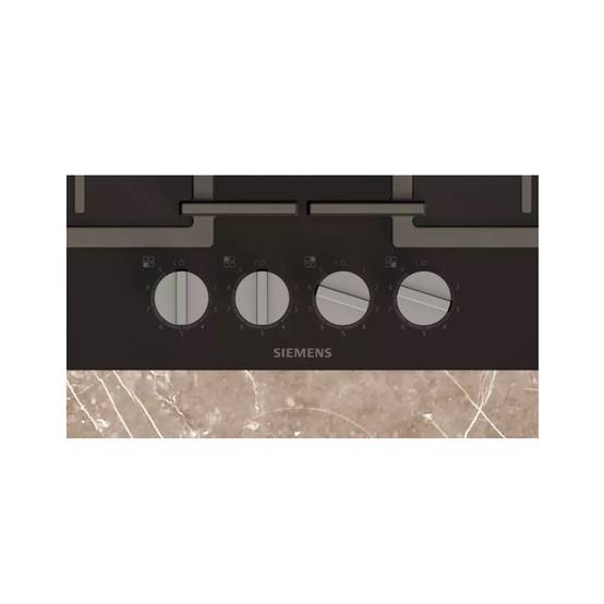Plaque de cuisson gaz 60cm 4 feux 8000w noir EP6A6PI40 Siemens - Image 2