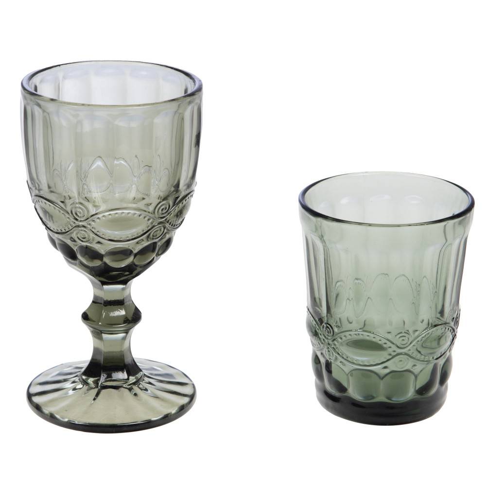Amadeus - Boîte de 6 verres à pied gris - Image 2