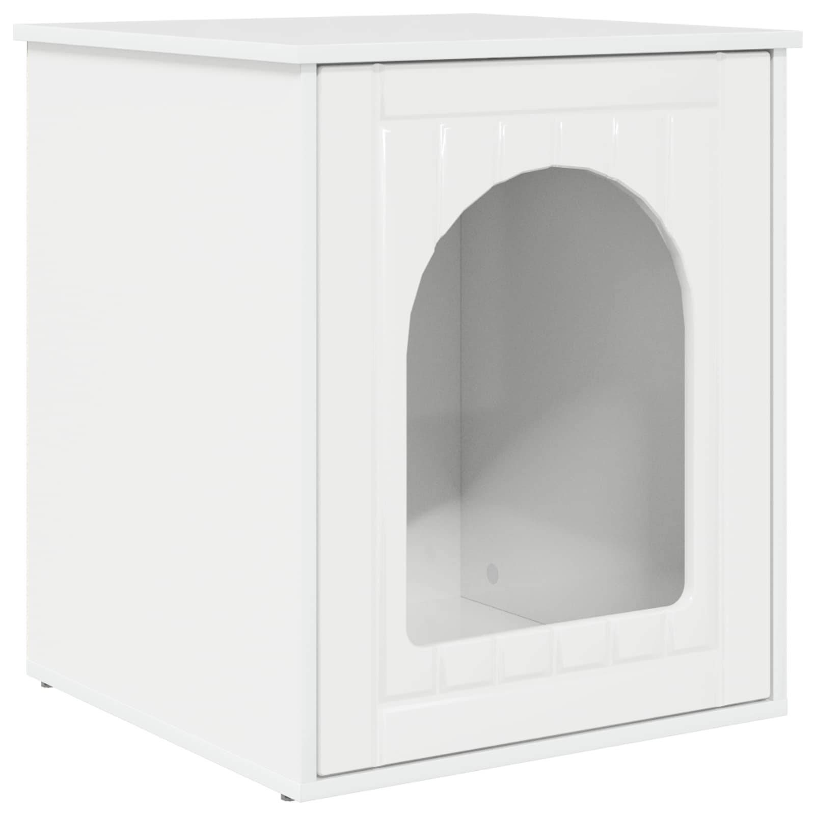 Chatiere bois blanc 53 x 52 x 62 cm - Prolenta premium p353.0 - Image 1