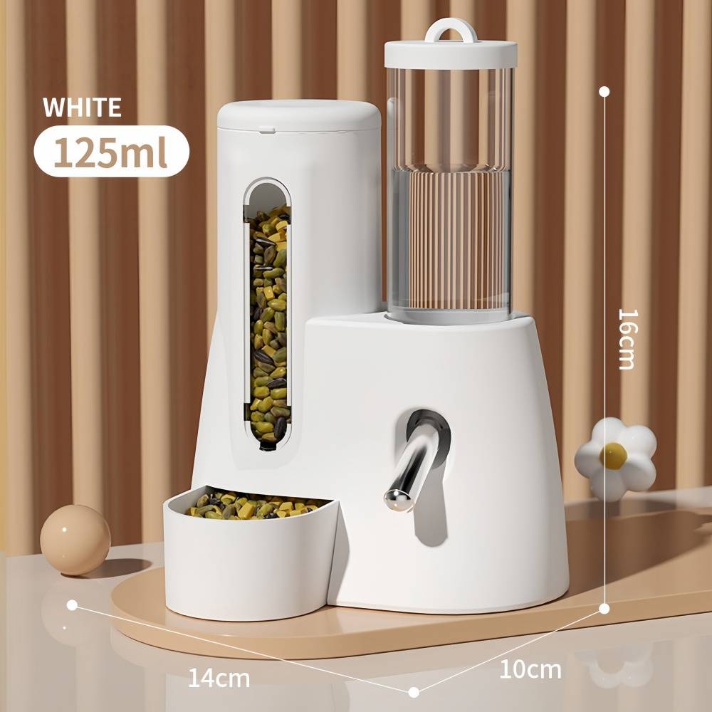 IntiMeg - Mangeoire automatique pour petits animaux Blanc IntiMeg - Image 4