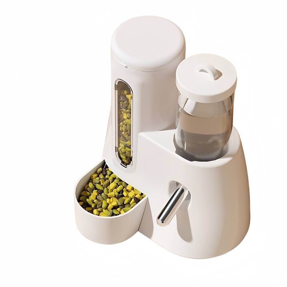 IntiMeg - Mangeoire automatique pour petits animaux Blanc IntiMeg - Image 2