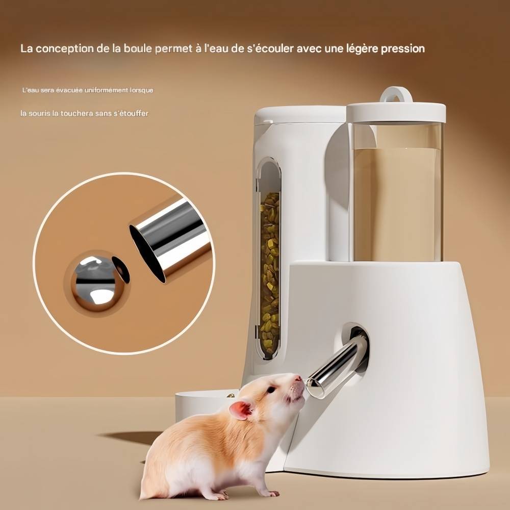 IntiMeg - Mangeoire automatique pour petits animaux Blanc IntiMeg - Image 7