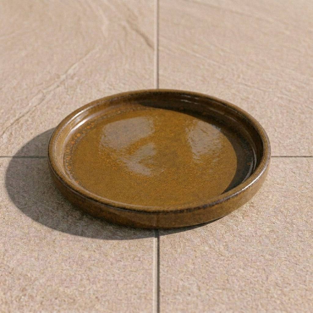 Provencelia - Soucoupe ronde 20cm miel ambré
