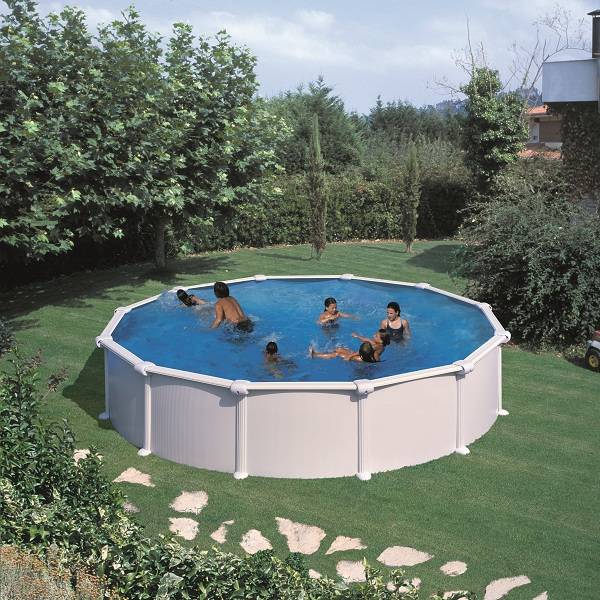 Gre Pools - Piscine ronde acier Ø5,70m x H: 1,32m - Filtration à sable - Image 5