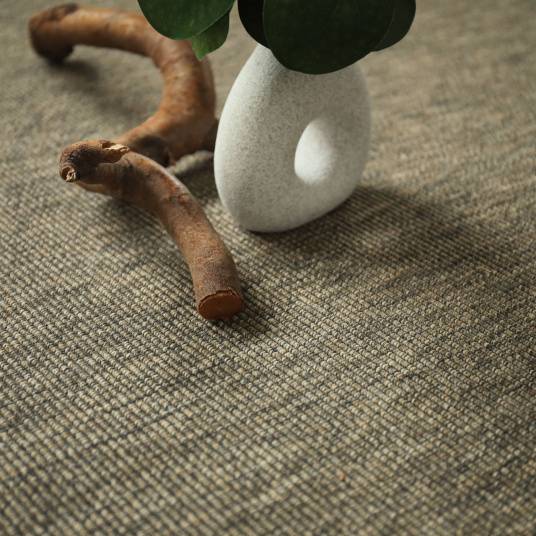 Decoweb - Tapis intérieur / extérieur Nusa - Écorce - Ganse anthracite - 250 x 350 cm - Decoweb - Image 3