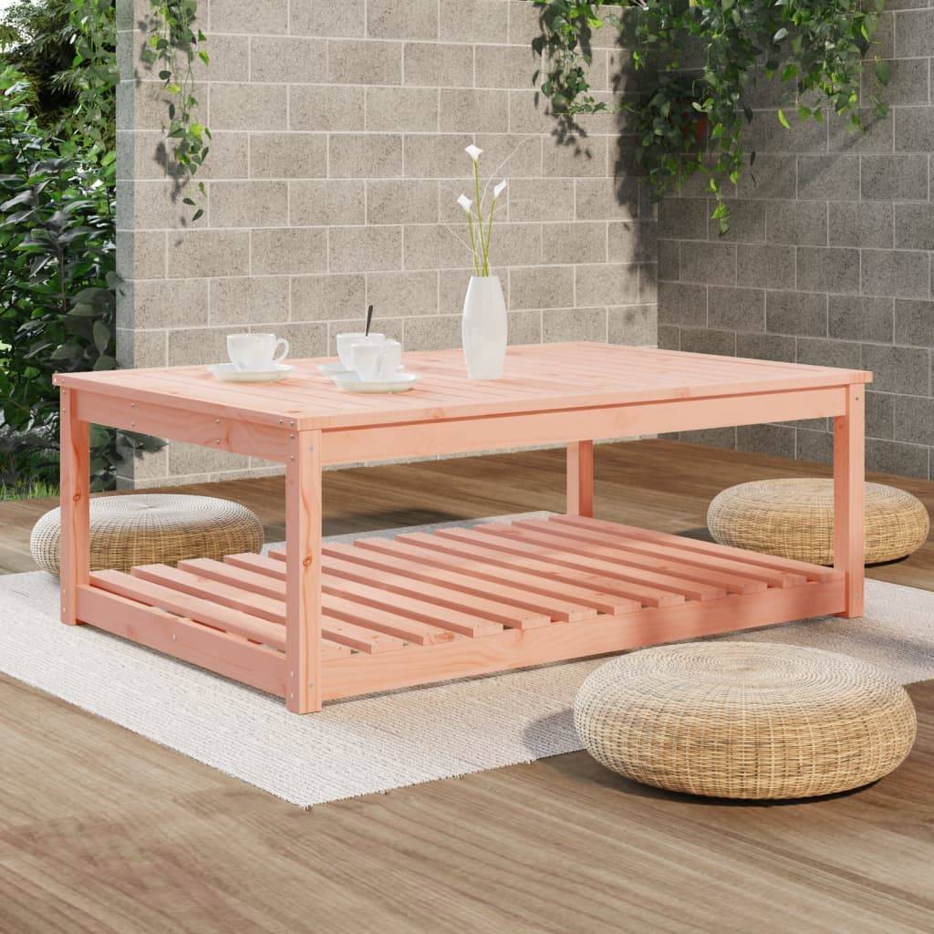 Table de jardin bois massif de douglas 121 x 82,5 x 45 cm - PANGIVO - Image 3