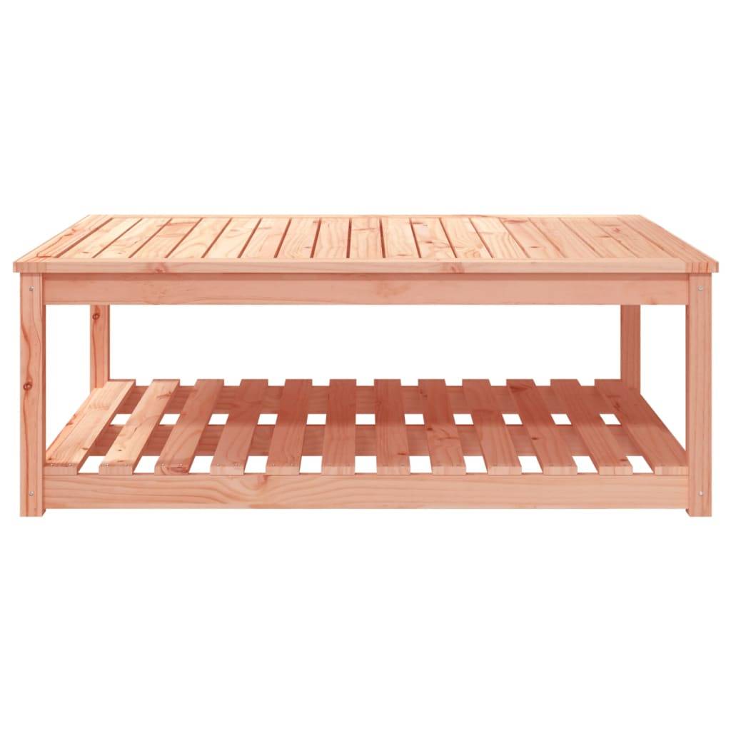Table de jardin bois massif de douglas 121 x 82,5 x 45 cm - PANGIVO - Image 5