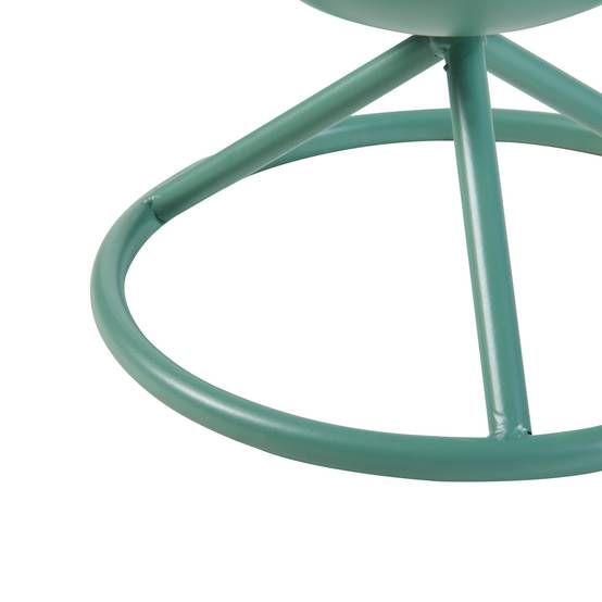 Porte-plantes style intemportel support 110 x 28 cm 3 cache-pots vert - Image 6