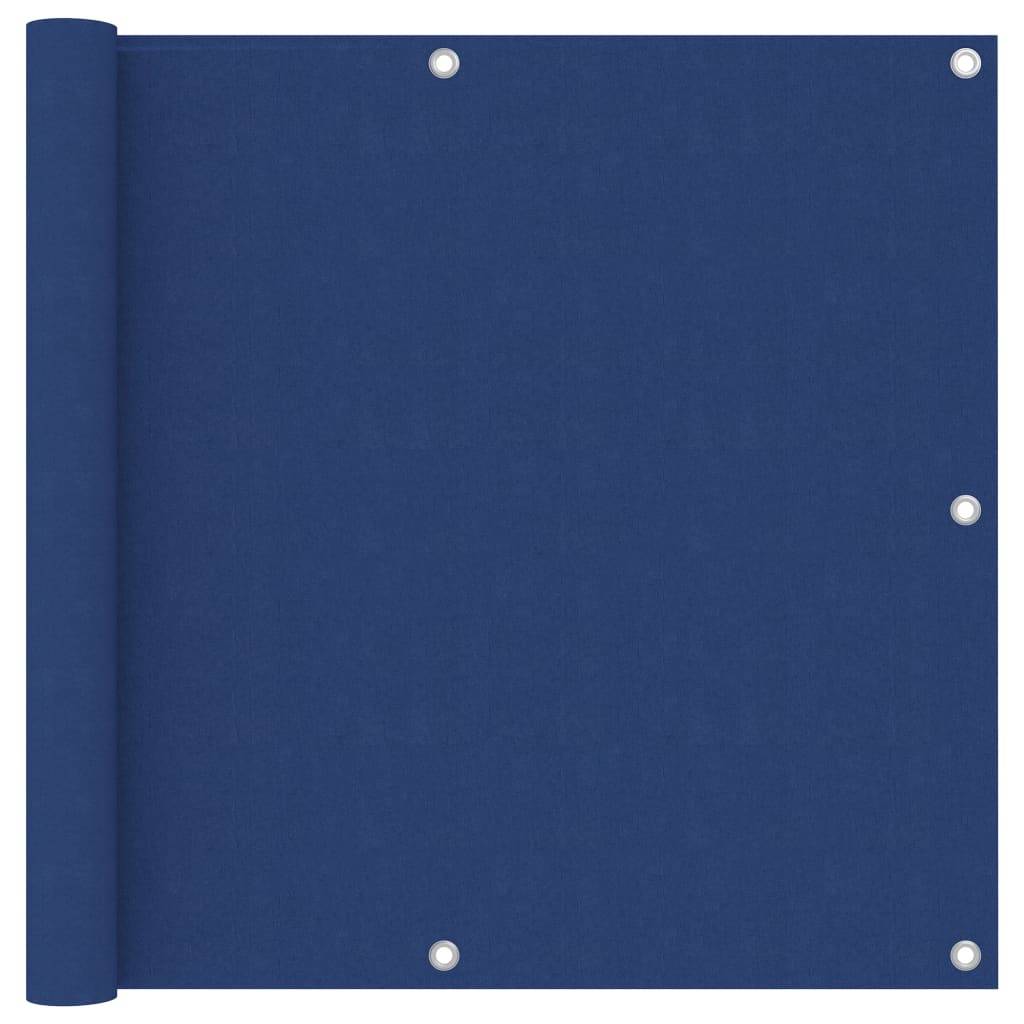 Helloshop26 - Écran de balcon brise pare vue protection confidentialité 90 x 400 cm tissu oxford bleu - Imagen 1