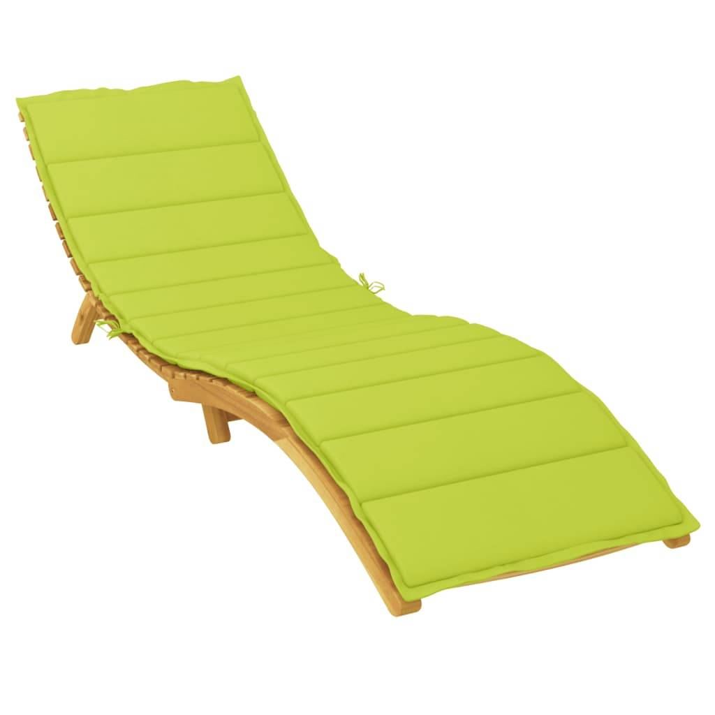 ComfortXL - Matelas Bain de Soleil Tissu Oxford Confortable pour Transat de Piscine Vert Vif 200x50cm – ComfortXL Outdoor Living - Image 3