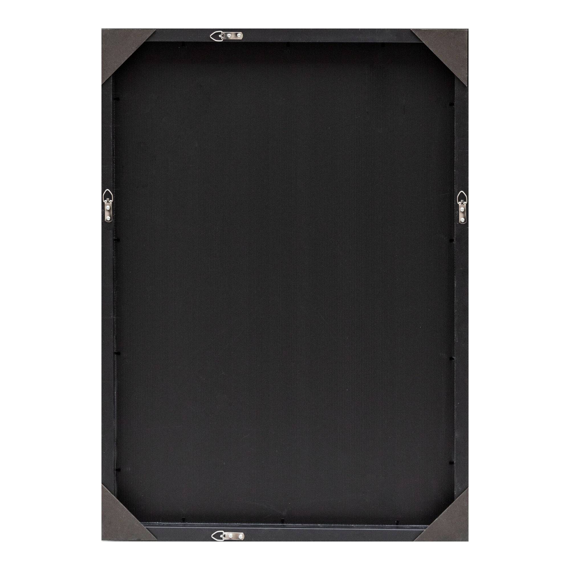 Helloshop26 - Miroir mural rectangulaire 72 x 52 cm doré - Imagen 4
