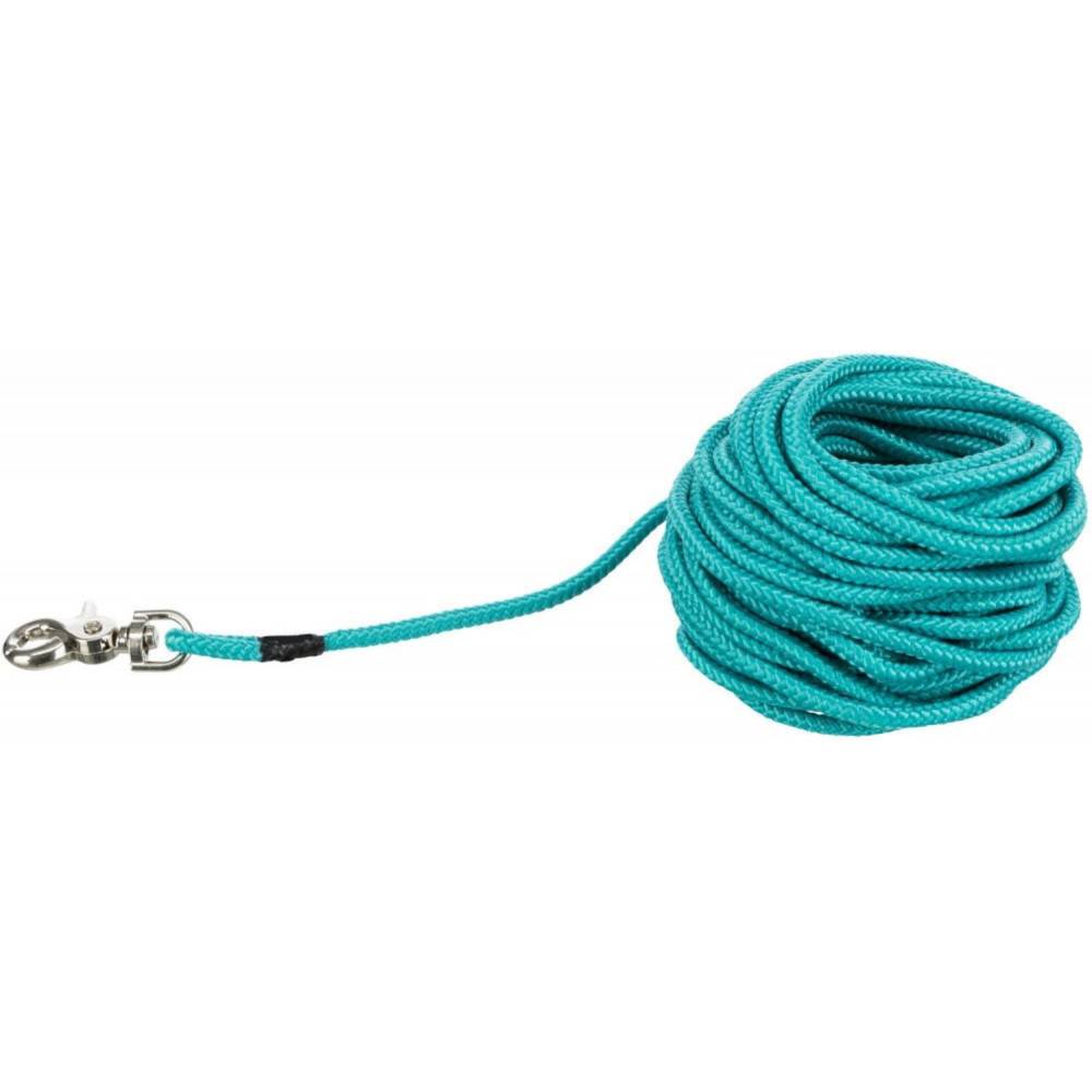 Trixie - Trixie - Laisse à pister, ø 6 mm x 15 M, verte ronde sans dragonne pour chien - Imagen 1