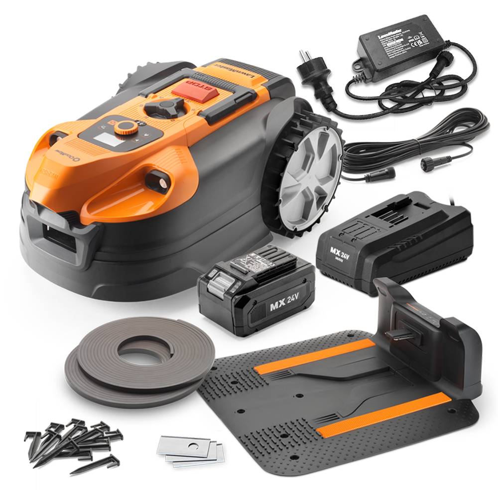 Robot tondeuse autonome 24V avec station de charge, sans fil périmétrique - Le robot le plus simple du marché - Image 1