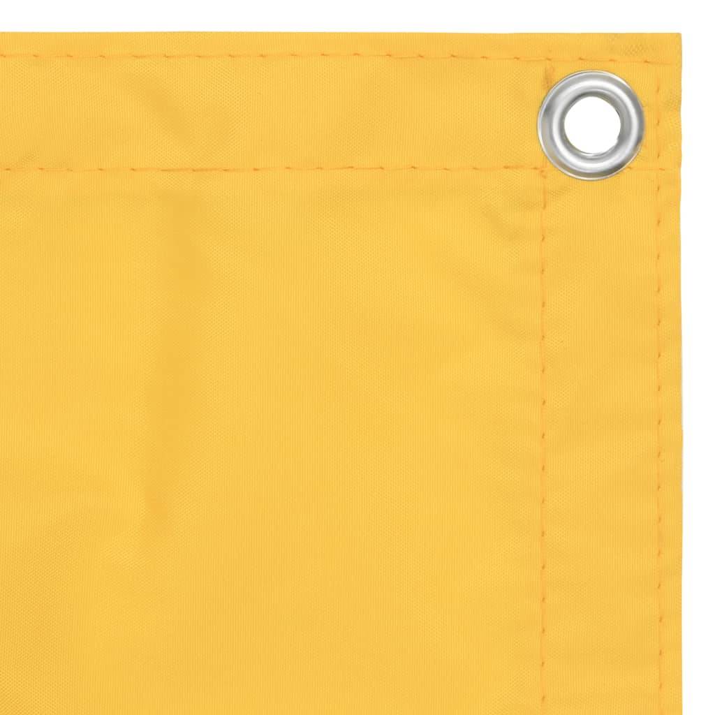 Helloshop26 - Écran de balcon brise pare vue protection confidentialité 90 x 300 cm tissu oxford jaune - Imagen 2