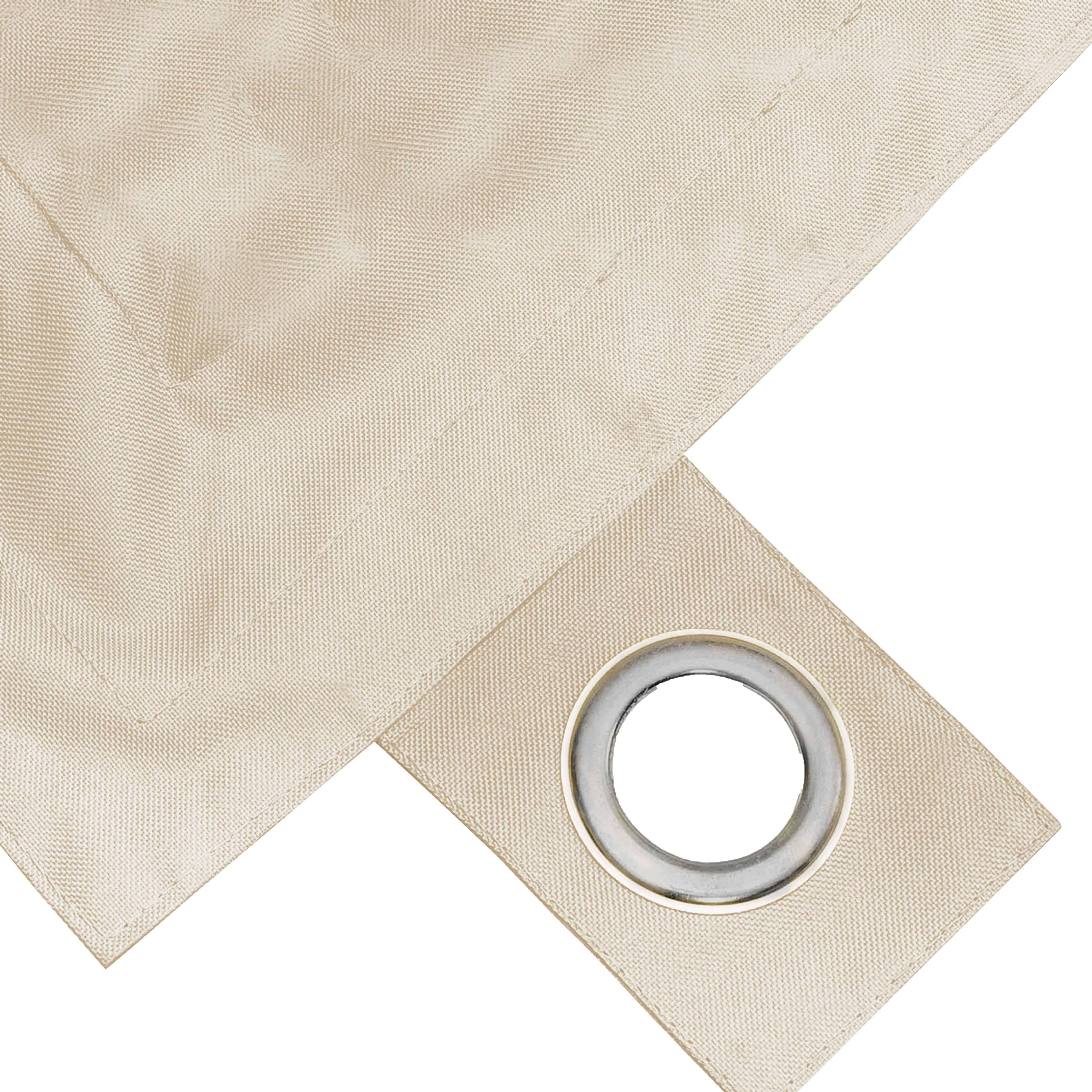 Oviala - Housse vide de coussin de sol XXL ivoire Solys - Oviala - Imagen 3