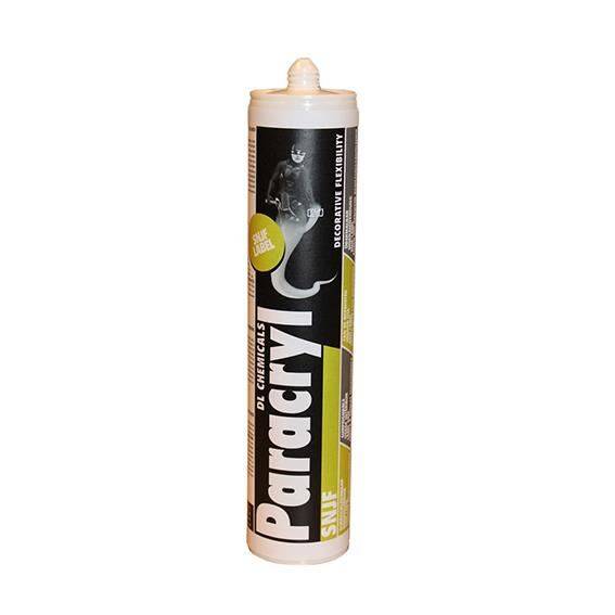 Mastic acrylique Paracryl DL CHEMICALS - Cartouche de 300 ml - Noir - Lot de 25 - 0300002N037466