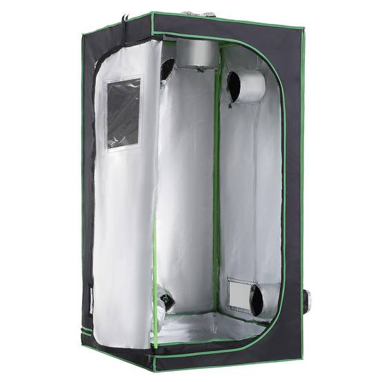 Sans Marque - Tente de culture hydroponique 80x80x160 cm grow box Oxford 600D serre intérieure ventilation réglable culture plantes hydroponie indoor - Image 1