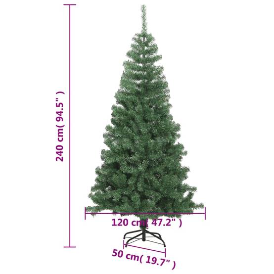 Vidaxl - Sapin de Noël artificiel L 240 cm Vert vidaXL 244192 - Image 3