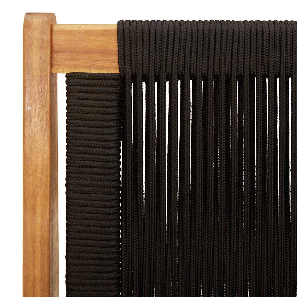 PANGIVO - Mobilier de jardin bois acacia massif noir 67 x 76 x 73 cm - PANGIVO - Image 9