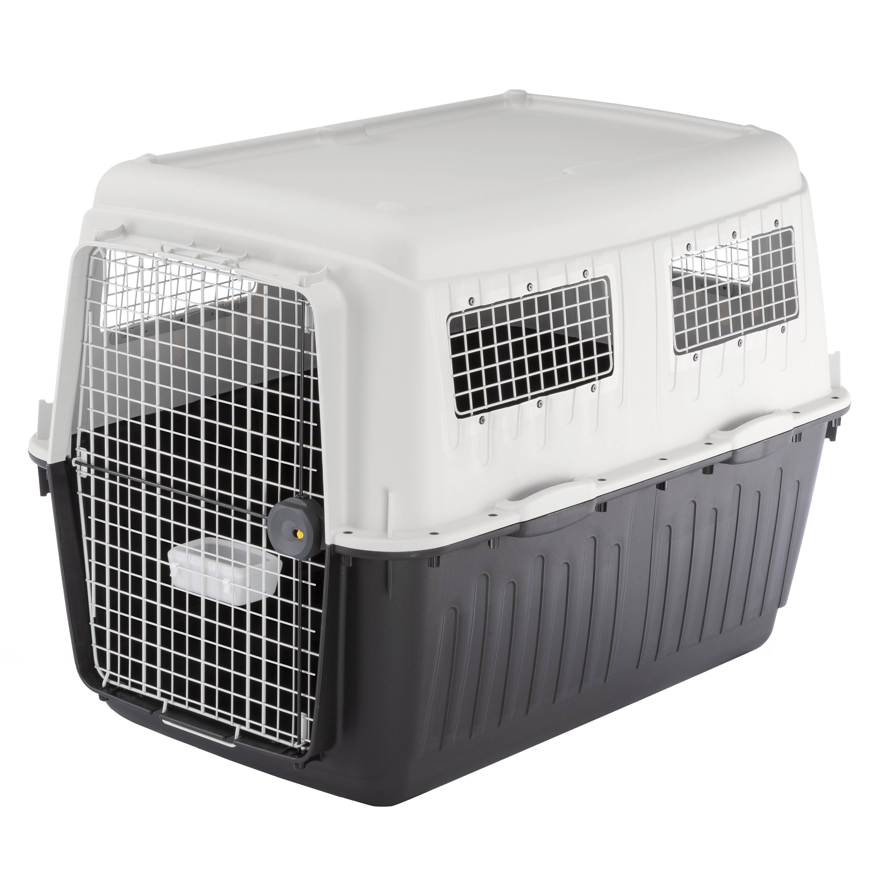 Ferplast - Transport pour Grands Chiens ATLAS 80, avec Mangeoire et Accessoires, Fermeture de sécurité, Grilles d'aération - Imagen 1