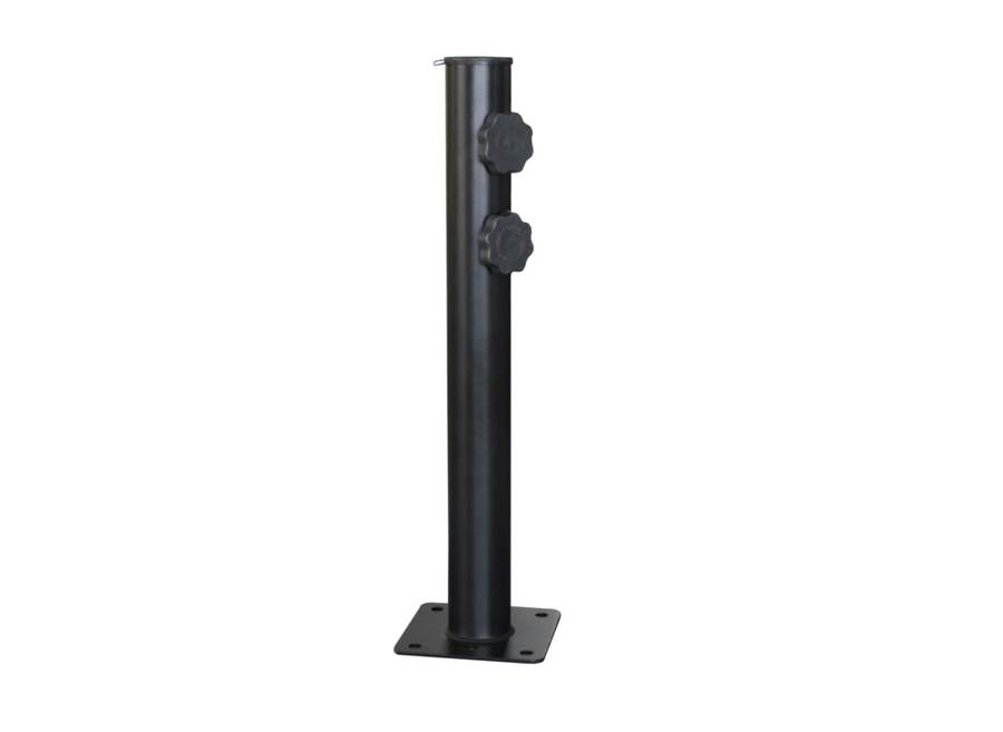 Proloisirs - Option tube acier pour parasol mat central 50kg - noir PROLOISIRS