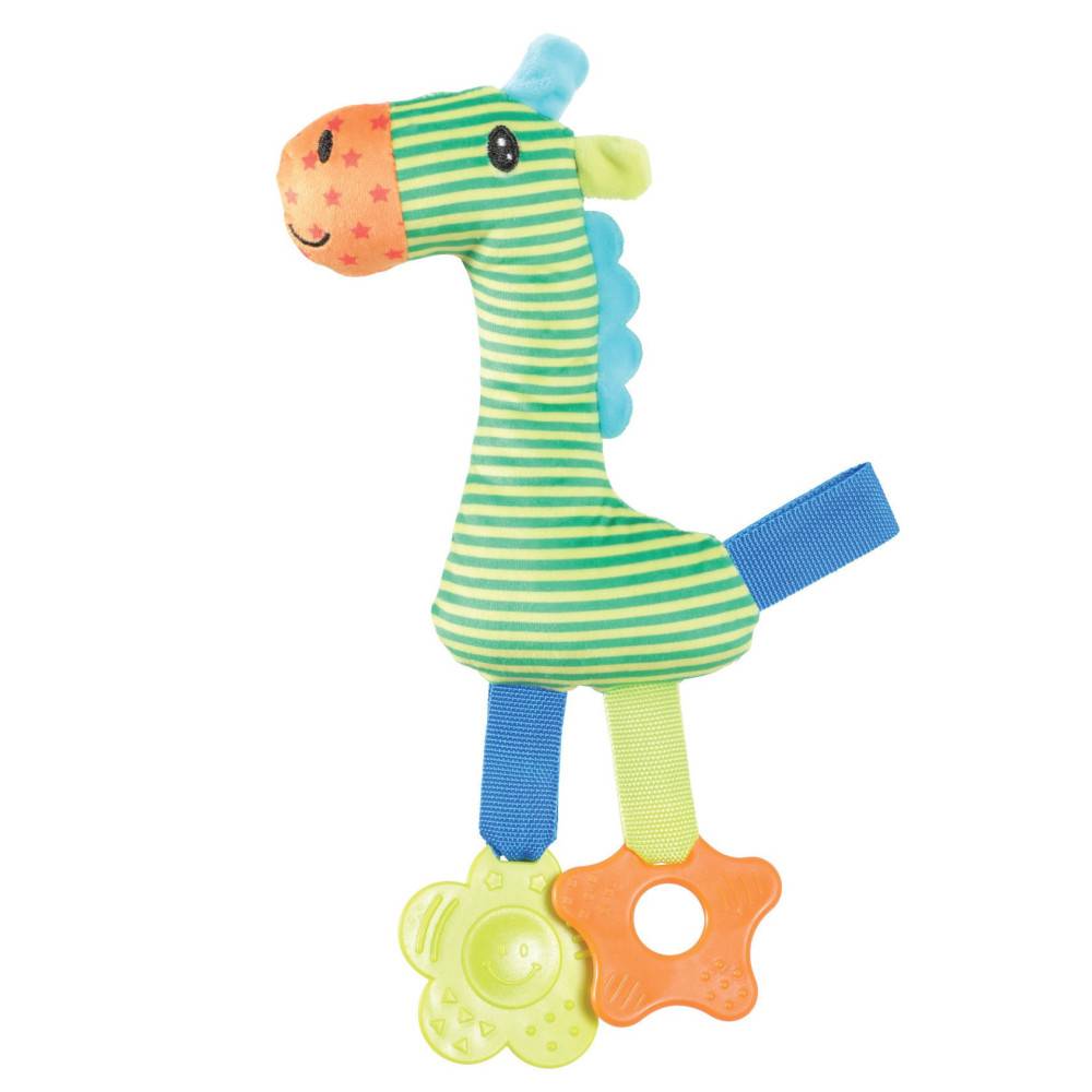 Zolux - Peluche rio girafe vert anneau à mordiller 26 cm PELUCHE pour chiots