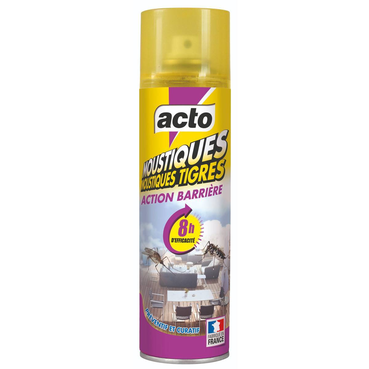 Acto - ACTO AÉROSOL BARRIÈRE MOUSTIQUES : Protection efficace contre les nuisibles