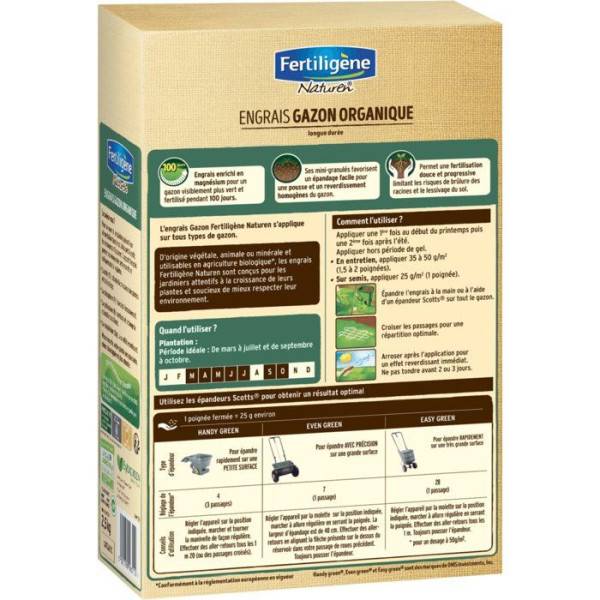 Naturen - Fertilizante Césped 2.5kg Naturen - Natgaz1c - Imagen 2