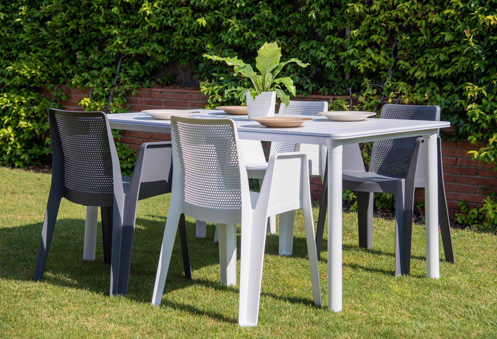 Garbar - Fauteuils Play garbar plastique blanc (Lot de 4) - Image 9