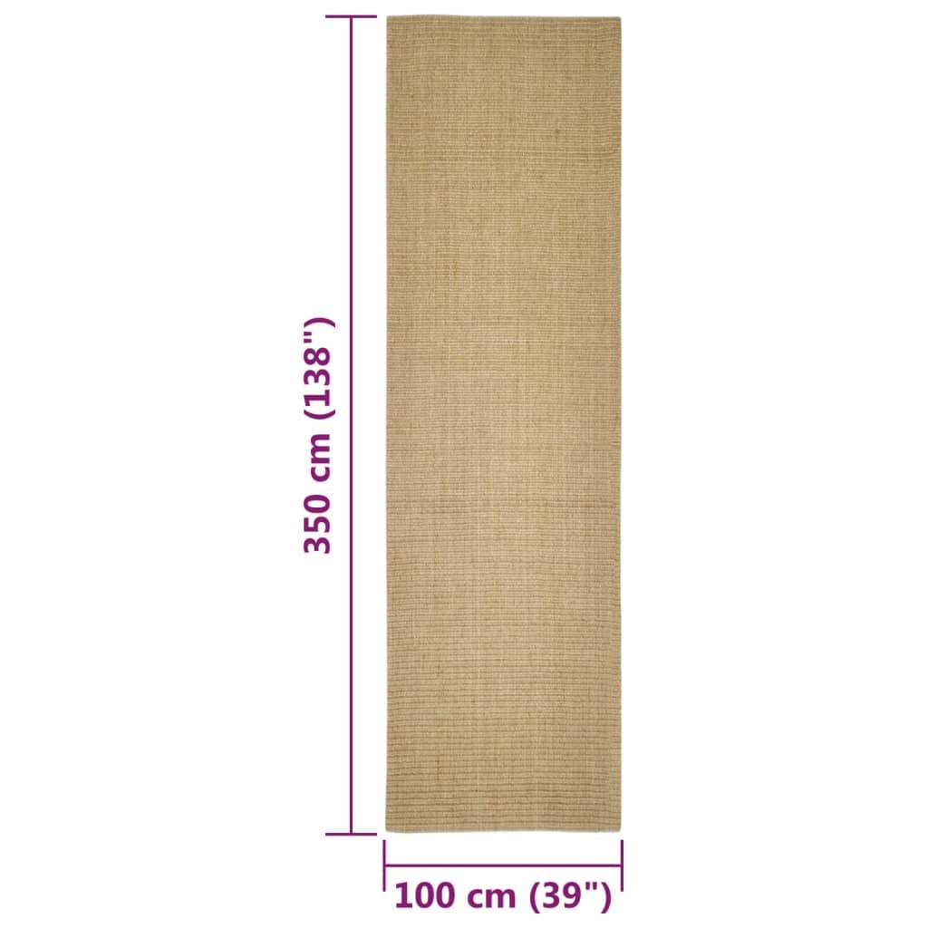 Vidaxl - Tapis en sisal pour griffoir 100x350 cm vidaXL 3203426 - Image 3