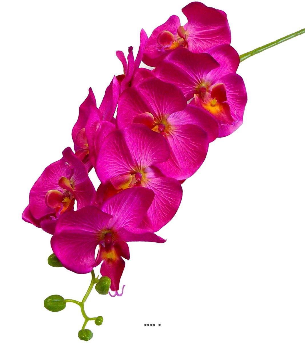 Artificielles - Orchidee Tao factice H105cm 8 fleurons 5boutons de qualité Rose fushia - couleur: Rose fushia 730 - Imagen 1