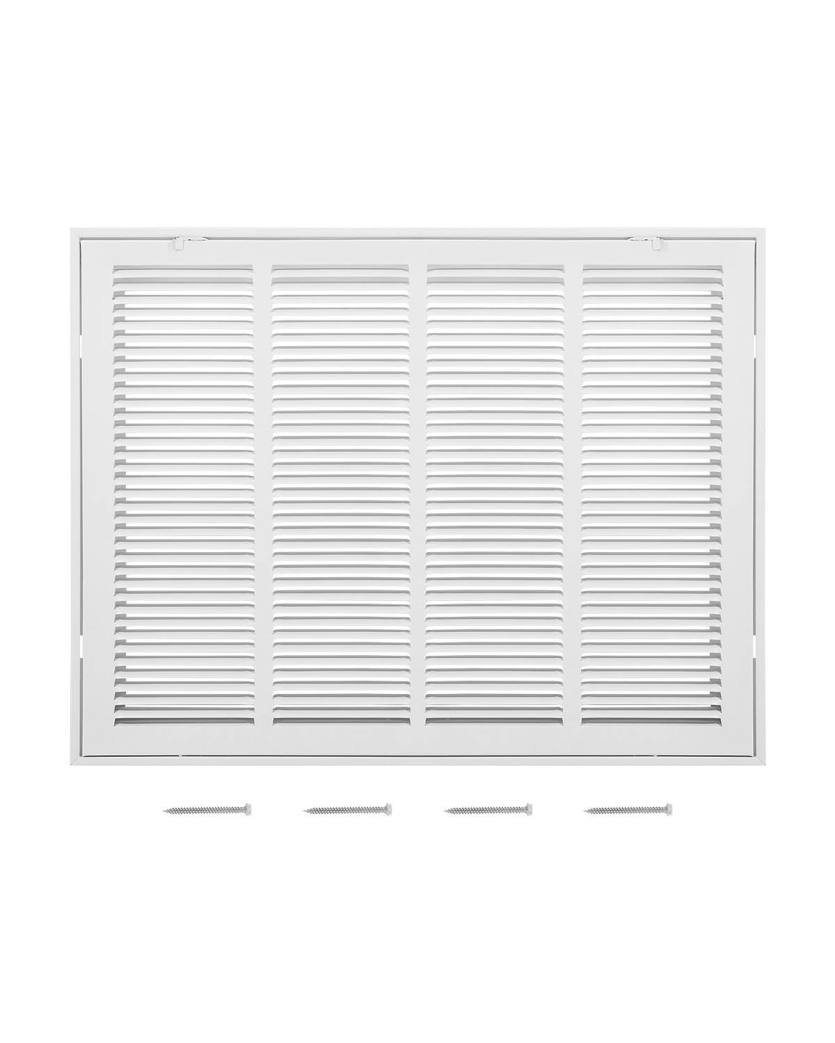 VEVOR Grille retour air 60.5x45.5cm, acier, ventilation, filtre non inclus. - Image 1