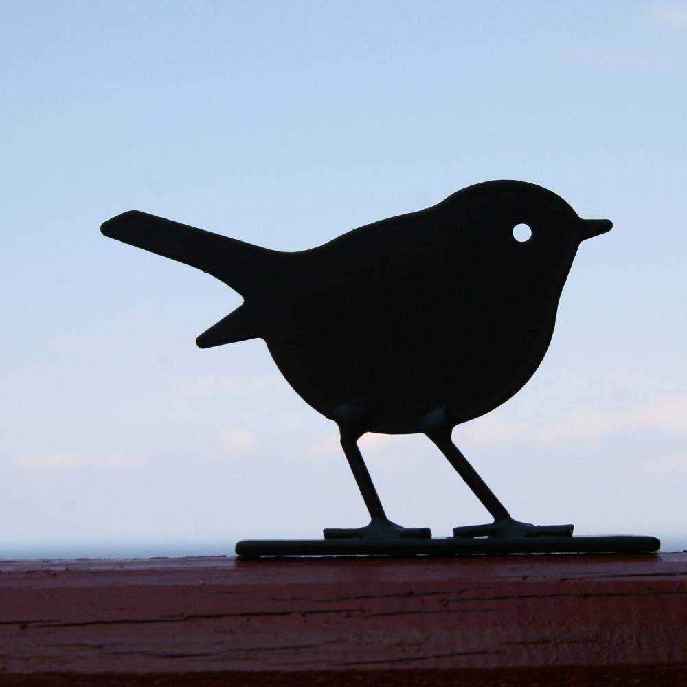 Silhouette animal en métal Garden Rouge-gorge - Imagen 3