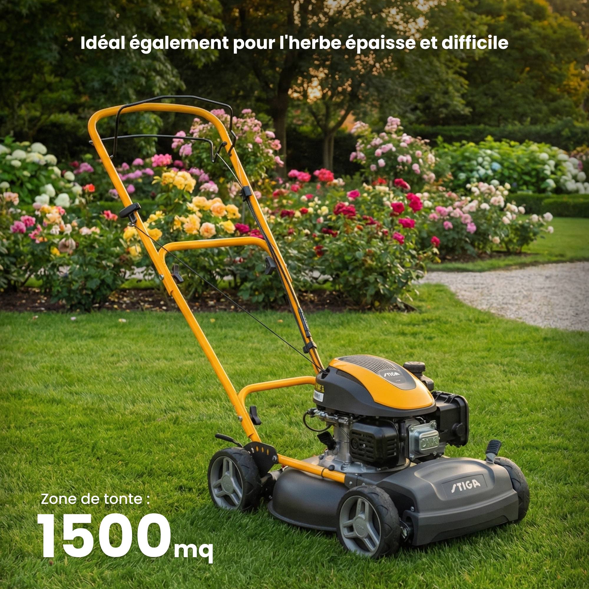 Stiga - Tondeuse MULTICLIP 47 S, 123 cm³, largeur 45 cm, mulching - STIGA - Image 3