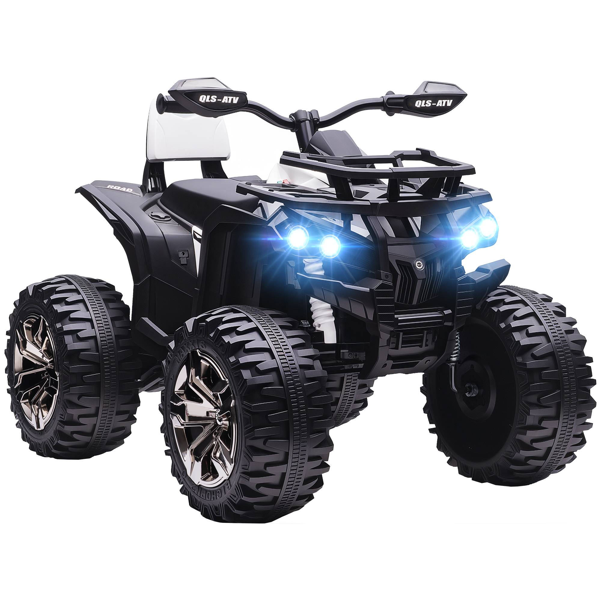 Quad Buggy électrique Enfant 12 V 8 Km/h Max. Voiture électrique Enfant avec Effets Lumineux sonores métal PP - Image 1