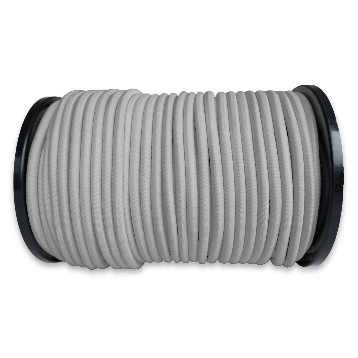 Sandow élastique Gris 100 mètres 9SW - Qualité PRO - Tendeur pour bâche de diamètre 9 mm TECPLAST - Imagen 6