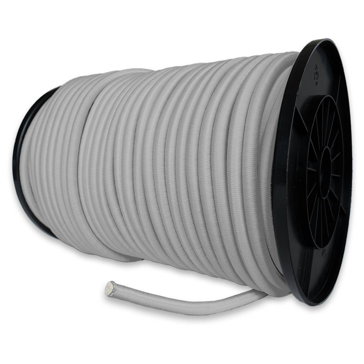 Sandow élastique Gris 100 mètres 9SW - Qualité PRO - Tendeur pour bâche de diamètre 9 mm TECPLAST - Imagen 1